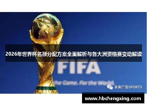 2026年世界杯名额分配方案全面解析与各大洲资格赛变动解读